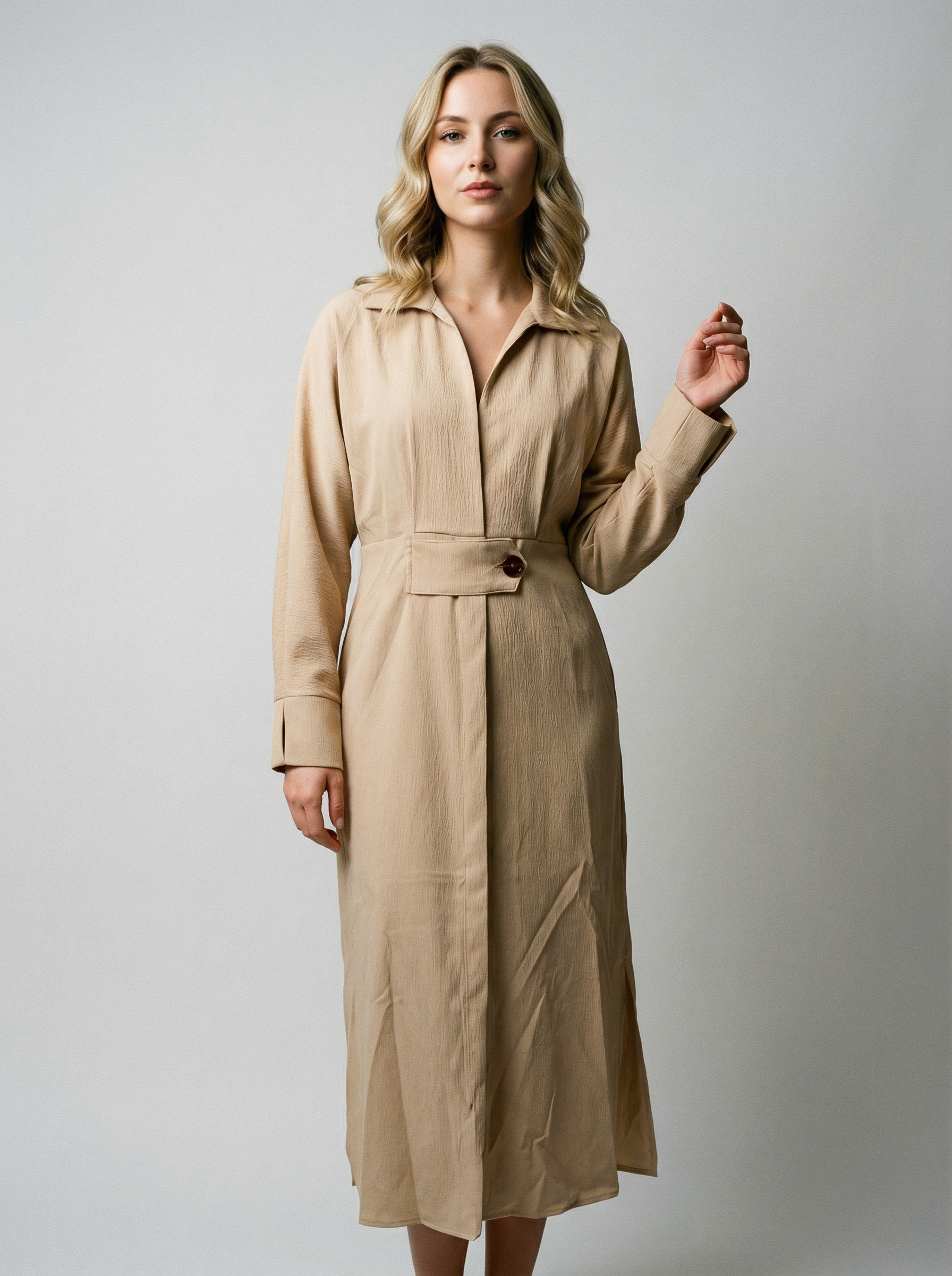 Women's Dress : Maggie | Dames Elegante Lange Maxi Jurk voor Zomer in van Pantino