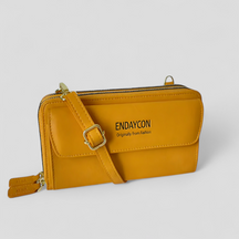 bags : EviBella | Compact Telefoontasje in Geel van Pantino
