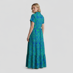 Dress : Armani | Dames Lange Maxi Jurk met Zakken in van Pantino