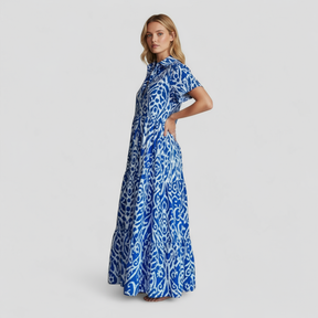 Dress : Armani | Dames Lange Maxi Jurk met Zakken in van Pantino