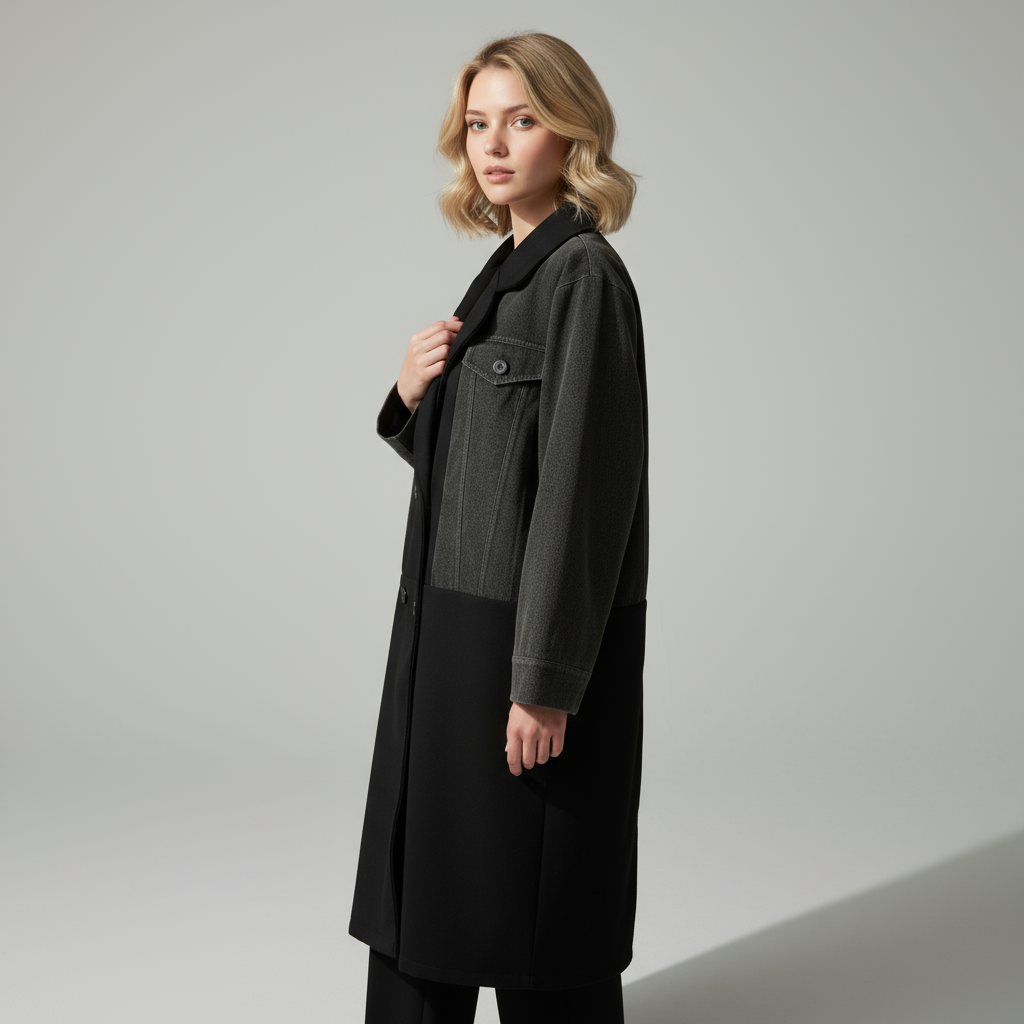 Clothes : Anette | Elegante lange jas voor dames in van Pantino