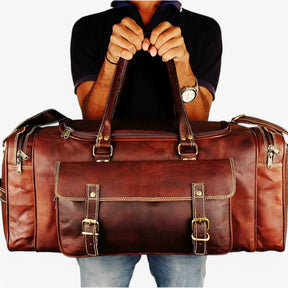 Traveler | Stijlvolle en Ruime Weekender Duffle - €25 : Traveler | Stijlvolle en Ruime Weekender Duffle in van Pantinoshop