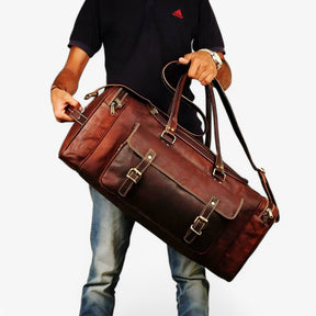 Traveler | Stijlvolle en Ruime Weekender Duffle - €25 : Traveler | Stijlvolle en Ruime Weekender Duffle in van Pantinoshop
