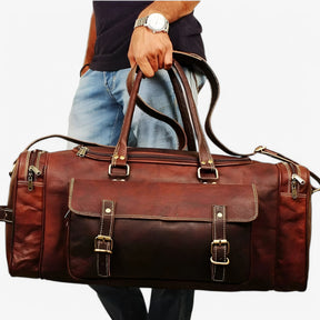 Traveler | Stijlvolle en Ruime Weekender Duffle - €25 : Traveler | Stijlvolle en Ruime Weekender Duffle in van Pantinoshop