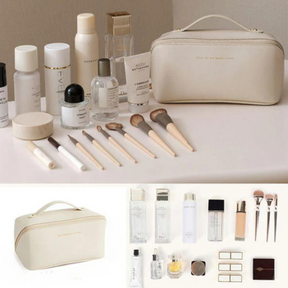 bags : Toilettas Wit - Ruime Organizer voor Make-up & Toiletartikelen in van Pantino
