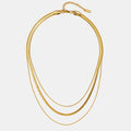 Collar dorado - Naleya dorado 38 cm