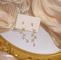 Collar Gold Crystal Vine - Joya de cristal dorado