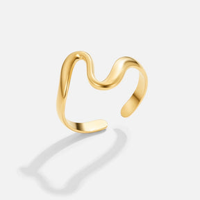 Gold Wave Ring - - Ring - Pantino