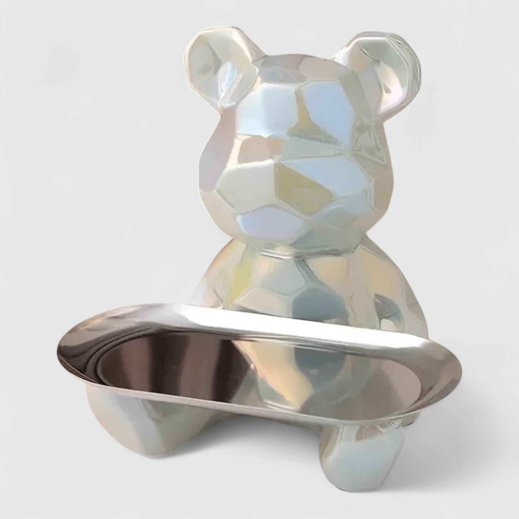 Wielofunkcyjna ceramiczna dekoracja w praktycznym metalicznym stylu