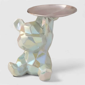 Wielofunkcyjna ceramiczna dekoracja w praktycznym metalicznym stylu