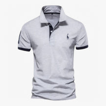 Polo Heren Korte Mouwen van Katoen Slim Fit - Diverse Kleuren en Maten