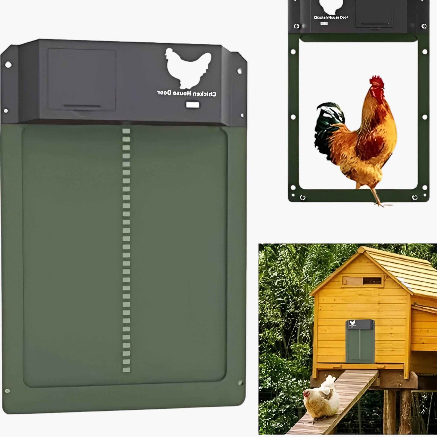 Automatische Solar Deur PRO+ voor Kippenhok - Lichtsensoren & Slimme Timer