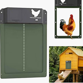 Automatische Solar Deur PRO+ voor Kippenhok - Lichtsensoren & Slimme Timer