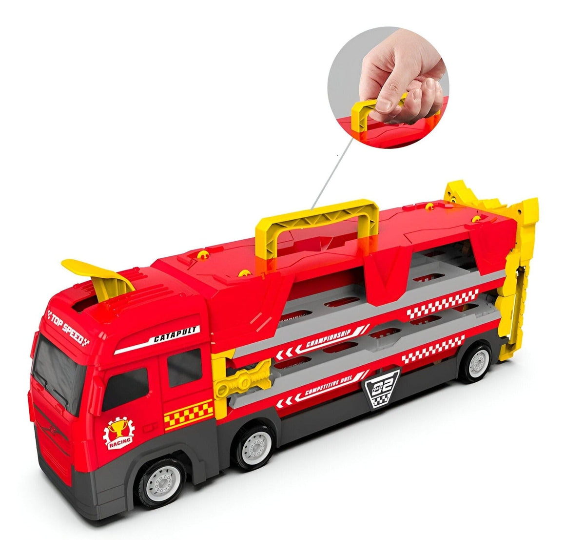 HaulerTruck™ - Uitlaat racebaan - - Speelgoed - Pantino