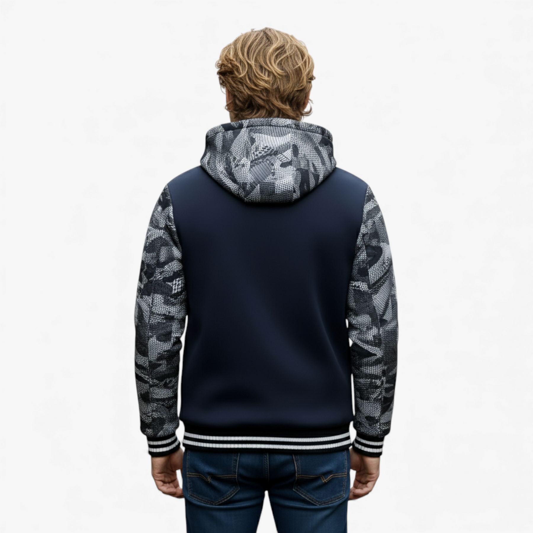 Heren Fleece Jassen : Nico | Heren Fleecejack met Capuchon voor Koud Weer in van Pantino