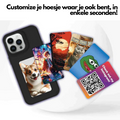 Telefoncover Sort - Cover stilfuldt design - Lærred