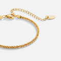 Złota bransoletka - Kai 18K stal nierdzewna 15 cm