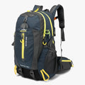 Mochila impermeable de nylon para mujer 40L - azul