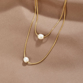 Mira Pearl Ketting - - Necklace - Pantino