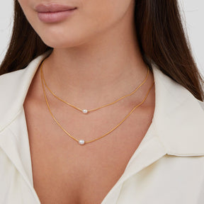 Mira Pearl Ketting - - Necklace - Pantino