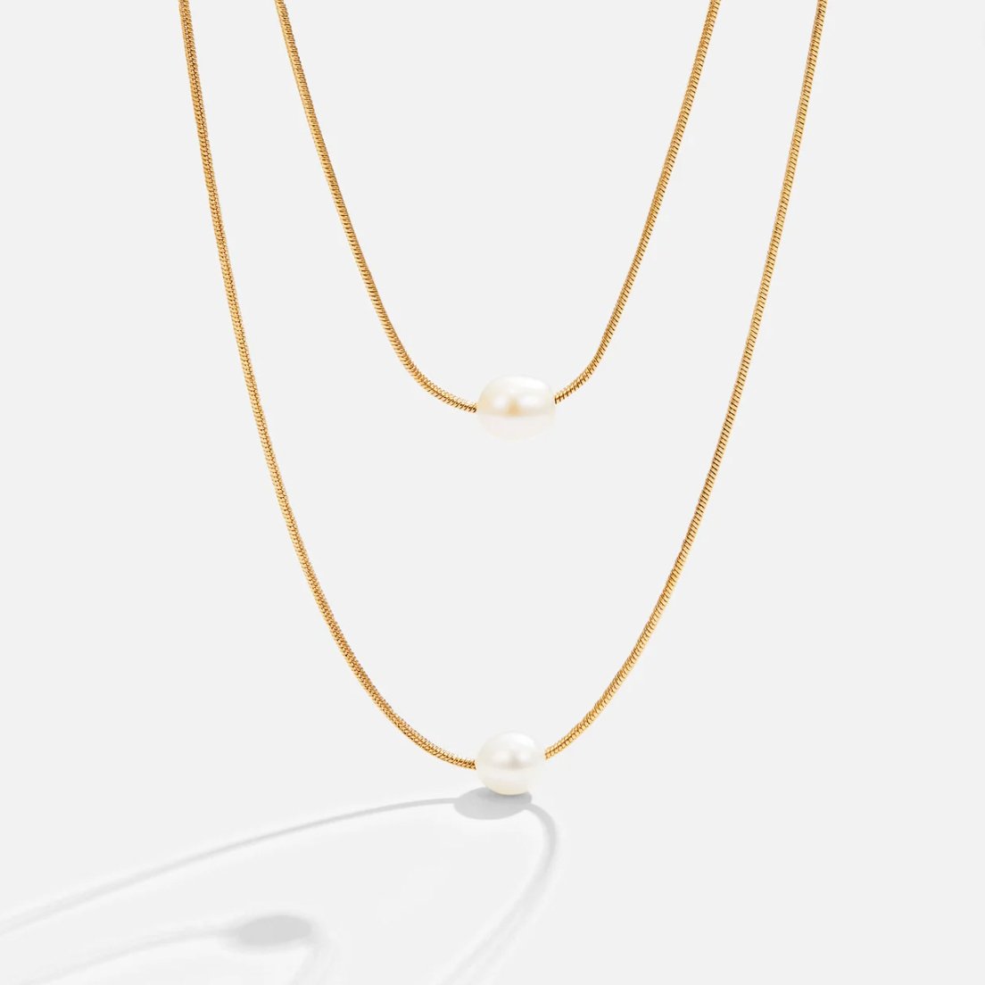 Mira Pearl Ketting - 18K Goud - Necklace - Pantino