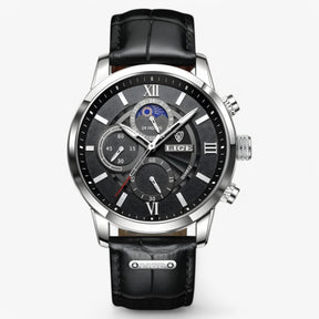 Eiden | Herenhorloge - €25 : Eiden | Herenhorloge in Zilver Zwart van Pantinoshop