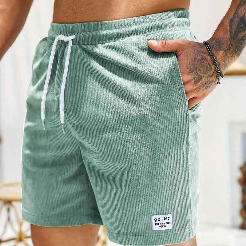 Dames Short Lichtgewicht Ribfluweel met Trekkoord - Comfort