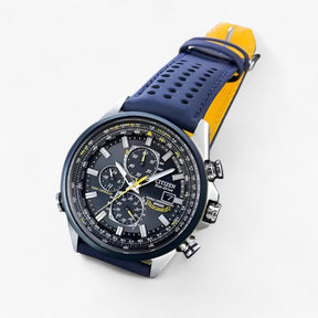 Heren Chronograaf Horloge MultiSteel 42mm, Zilverkleurig Staal met Elegante Blauwe Wijzerplaat