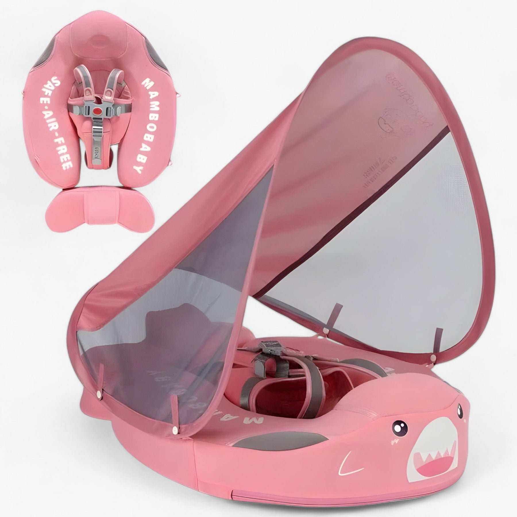 LittleWave | Baby zwemband - Ontwerp zonder opblazen voor veilige zwemervaring - 3D Haai Roze - LittleWave | Baby zwemband - Ontwerp zonder opblazen voor veilige zwemervaring - €25 - Pantinoshop