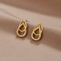 Øreringe Guld - Mara Teardrop 5 Cm