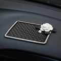 Anti-Slip Mat Auto Wit Kristal - Telefoon Stabiel Houden - PVC