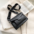 Crossbody Taske Dame - Mini 5cm Nøglering Imiteret Læder - Kunstlæder