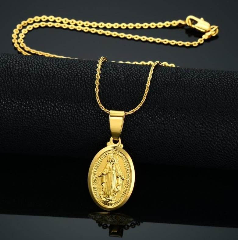 Miraculeuze Medaille Ketting - Goud - Sieraden - Pantino