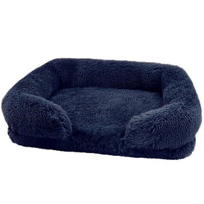 Luxe Pluizig Hondenbed - Marine - Dog Bed - Pantino