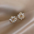 Øreringe Rosa - Golden Opal