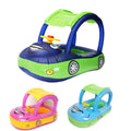 Auto gonfiabile per bambini blu scuro - giocattolo per neonati e bambini piccoli - PVC