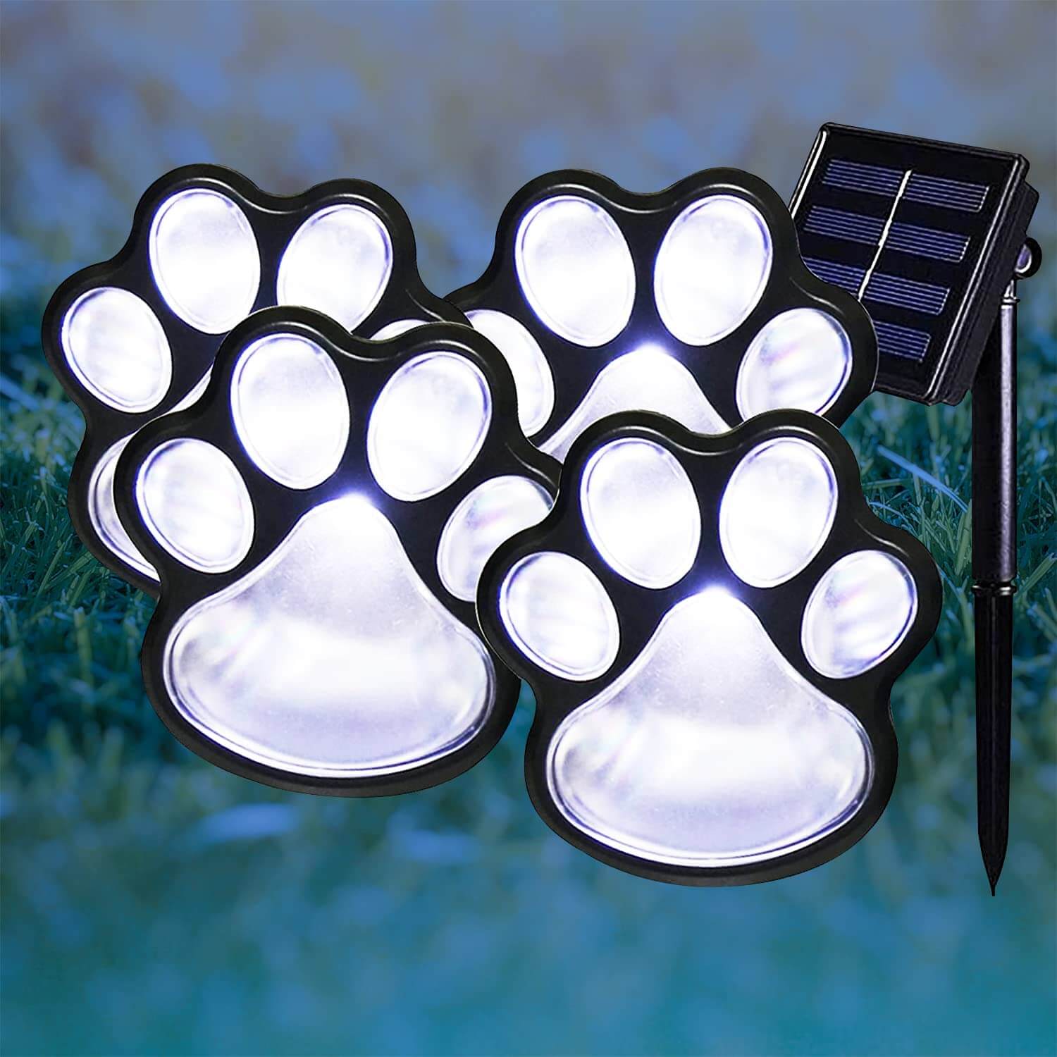 Paw Print Lampjes op zonne-energie - - Garden - Pantino