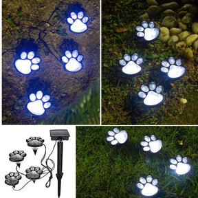 Paw Print Lampjes op zonne-energie - - Garden - Pantino