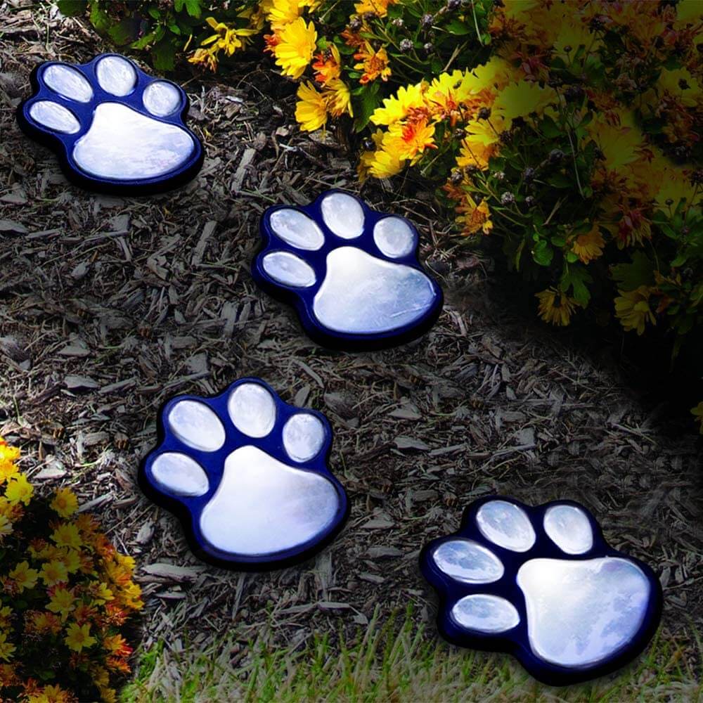 Paw Print Lampjes op zonne-energie - - Garden - Pantino