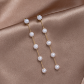 Pearl Drop Oorbellen - Goud - Earrings - Pantino