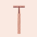 SmoothShave - Maquinilla de seguridad + 10 cuchillas premium - Oro