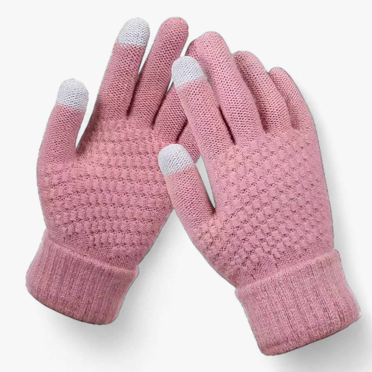 accessories : CozyFlex | Warme Winter Touchscreen Handschoenen - Ultieme Stretch & Comfort in Roze van Pantino