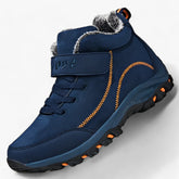 Liam | Hoge laarzen van waterproof suede - Warm en antislip voor wintercomfort - €25 : Liam | Hoge laarzen van waterproof suede - Warm en antislip voor wintercomfort in Blauw van Pantinoshop