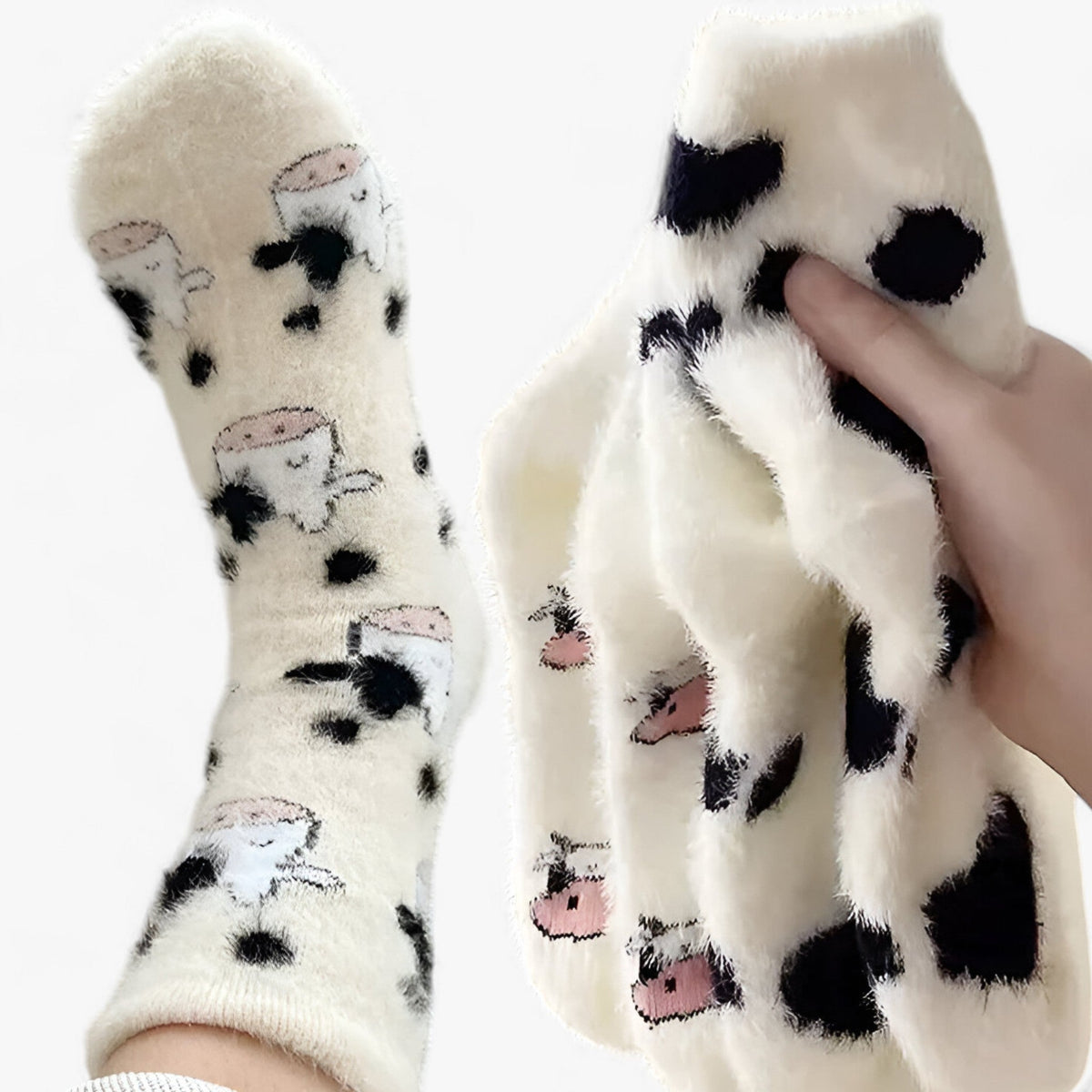 other : Lani | Plüsch-V Koe Sokken - Gezellig en Warm (1 Paar + 2 Paar GRATIS) in van Pantinoshop