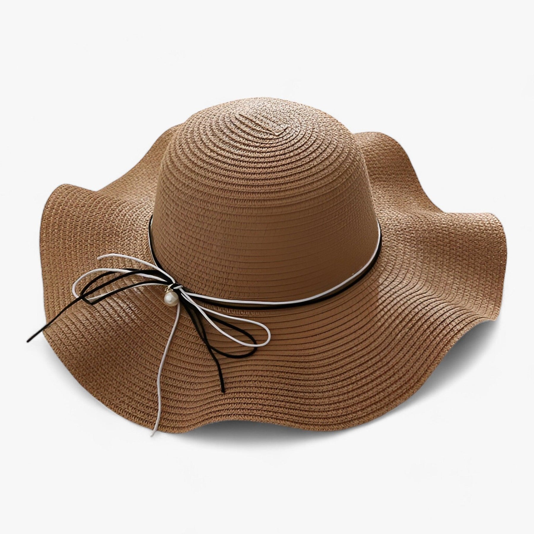 NINA | Zomerstrandhoed - Blijf stijlvol en beschermd tegen de zon - Khaki 56-58CM - NINA | Zomerstrandhoed - Blijf stijlvol en beschermd tegen de zon - €25 - Pantinoshop