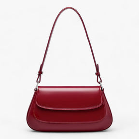 CHLOE | Leren Handtas - Versterk dagelijks je verfijning - €25 : Clea | Leren Handtas - Versterk dagelijks je verfijning in Bourgondië van Pantinoshop