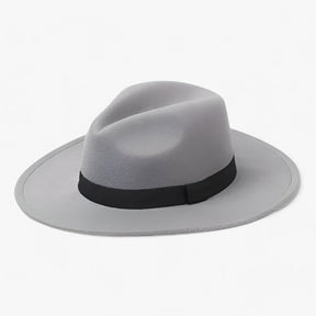 Lena wollen Fedora muts - Blijf warm in stijl- €25 : Lena wollen Fedora muts - Blijf warm in stijl in Grijs van Pantinoshop