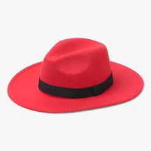 Lena wollen Fedora muts - Blijf warm in stijl- €25 : Lena wollen Fedora muts - Blijf warm in stijl in Rode kleur van Pantinoshop