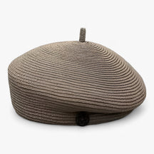 Vivienne | Elegante Stro Fedora - Stijlvolle Zonnebescherming voor de Zomer - €25 : Vivienne | Elegante Stro Fedora - Stijlvolle Zonnebescherming voor de Zomer in grijs kerriegras Gemiddelde maat 55-57CM van Pantinoshop