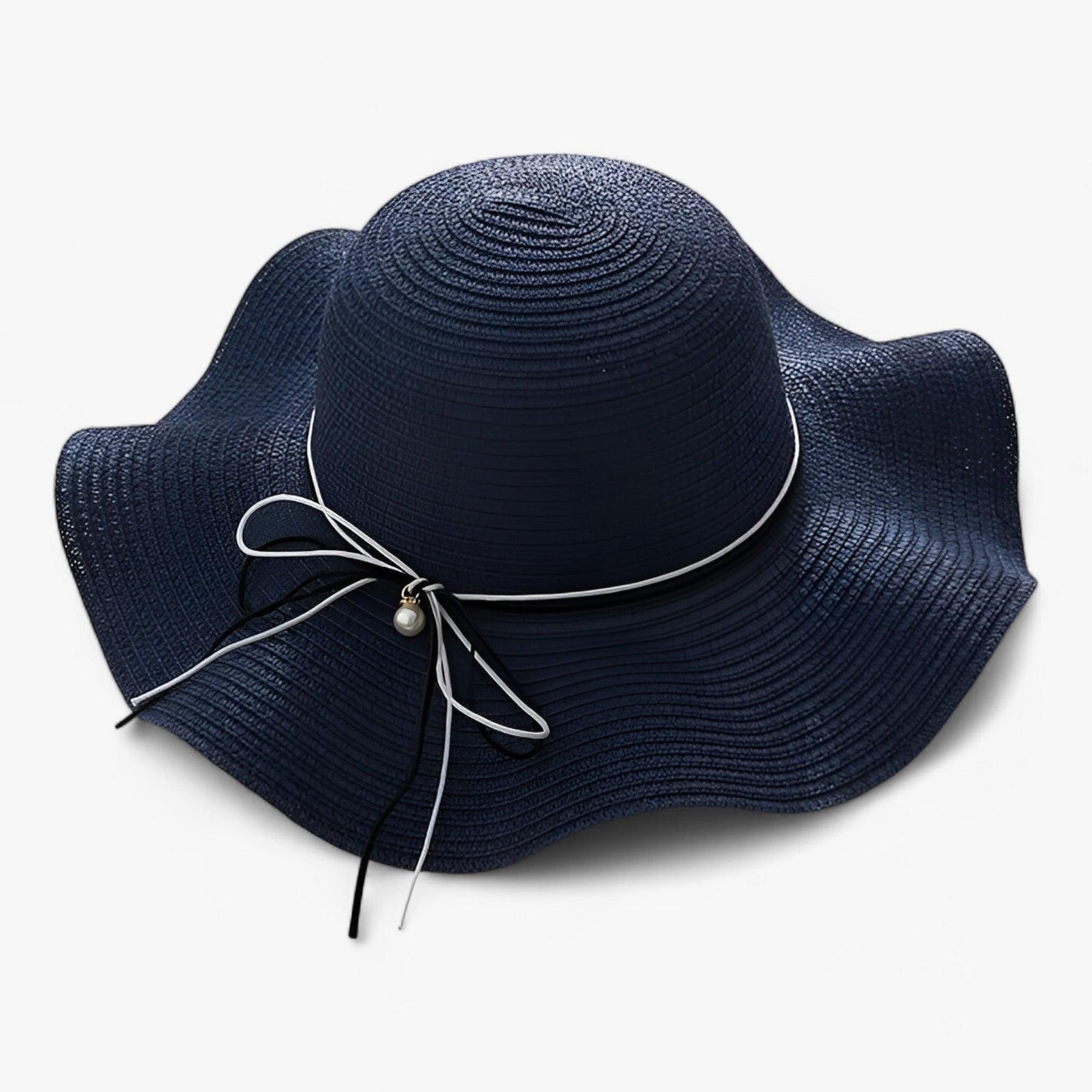 NINA | Zomerstrandhoed - Blijf stijlvol en beschermd tegen de zon - Navy 56-58CM - NINA | Zomerstrandhoed - Blijf stijlvol en beschermd tegen de zon - €25 - Pantinoshop